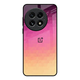 Geometric Pink Diamond OnePlus 13 Glass Back Cover Online