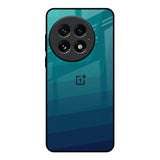Green Triangle Pattern OnePlus 13 Glass Back Cover Online