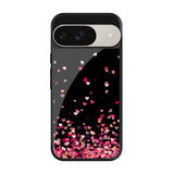 Heart Rain Fall Google Pixel 9 Pro Glass Cases & Covers Online