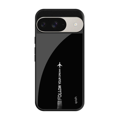 Follow Your Dreams Google Pixel 9 Pro Glass Cases & Covers Online