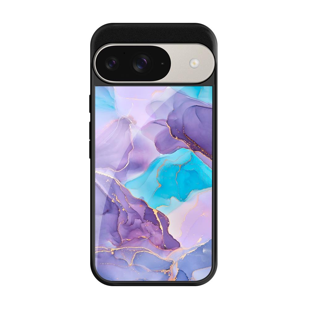 Alcohol ink Marble Google Pixel 9 Pro Glass Cases & Covers Online