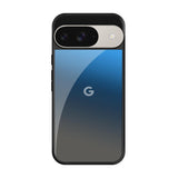 Blue Grey Ombre Google Pixel 9 Pro Glass Back Cover Online