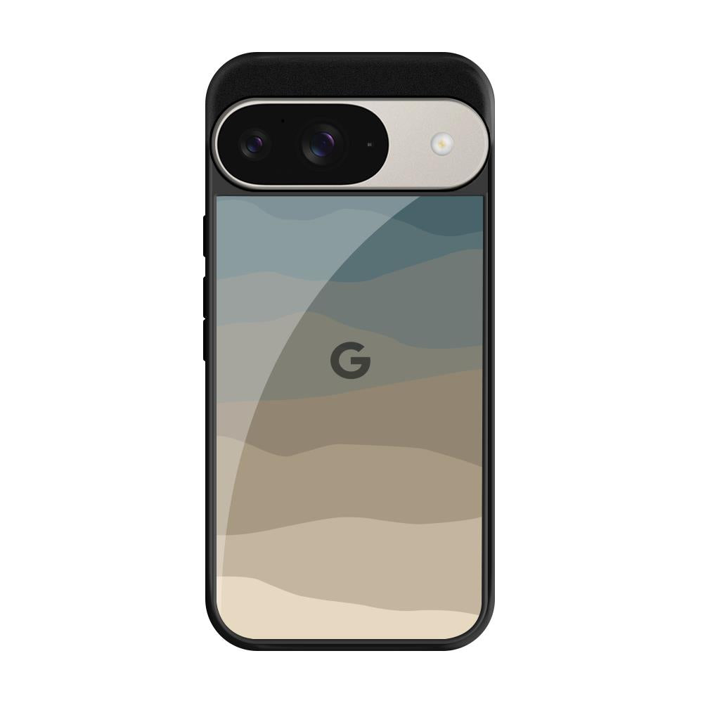 Abstract Mountain Pattern Google Pixel 9 Pro Glass Back Cover Online