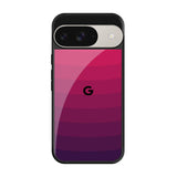 Wavy Pink Pattern Google Pixel 9 Pro Glass Back Cover Online