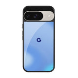 Vibrant Blue Texture Google Pixel 9 Pro Glass Back Cover Online