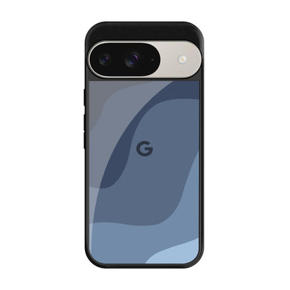 Navy Blue Ombre Google Pixel 9 Pro Glass Back Cover Online