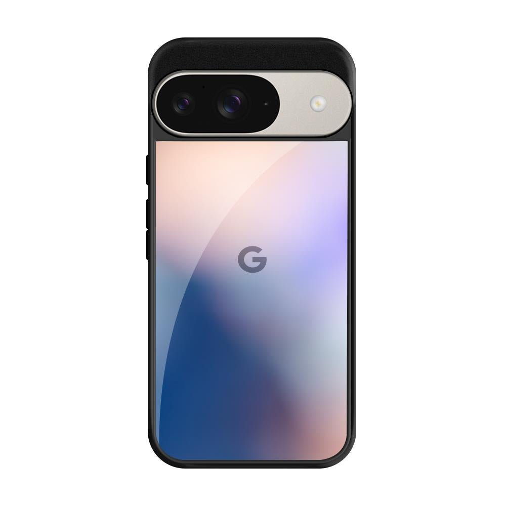 Blue Mauve Gradient Google Pixel 9 Pro Glass Back Cover Online