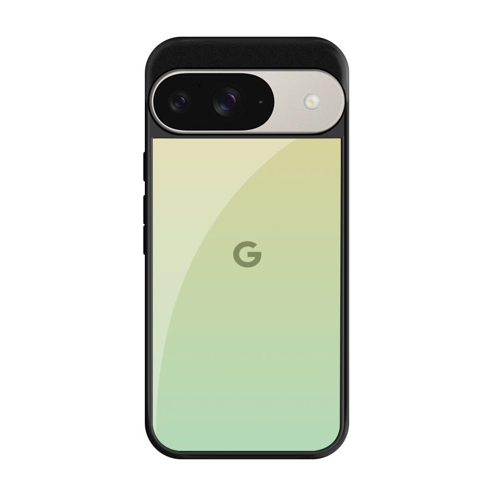 Mint Green Gradient Google Pixel 9 Pro Glass Back Cover Online