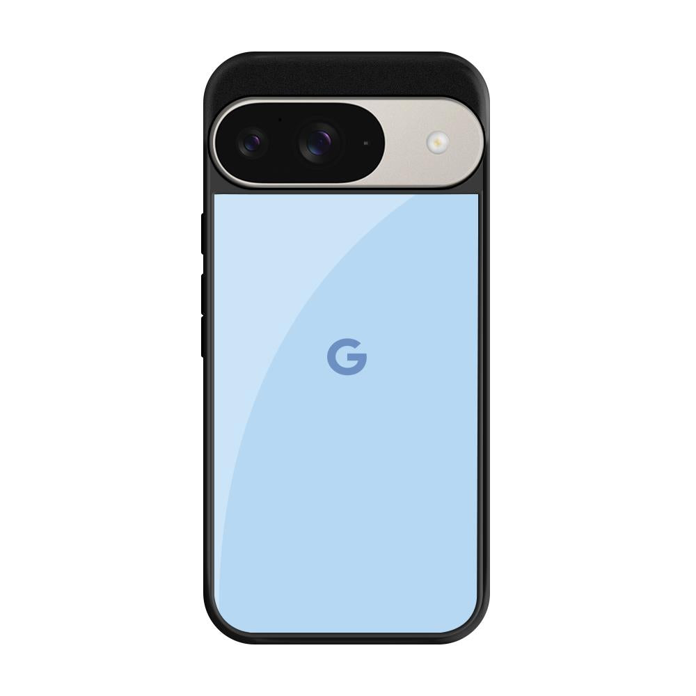 Pastel Sky Blue Google Pixel 9 Pro Glass Back Cover Online
