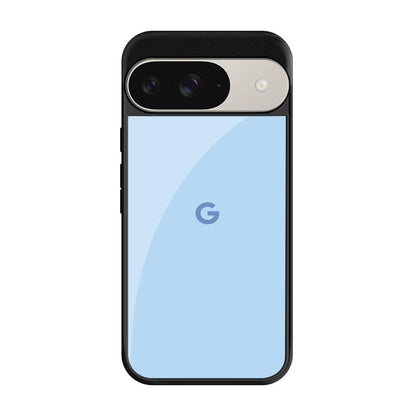 Pastel Sky Blue Google Pixel 9 Pro Glass Back Cover Online