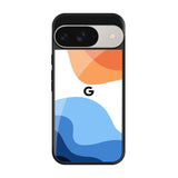 Wavy Color Pattern Google Pixel 9 Pro Glass Back Cover Online