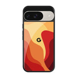 Magma Color Pattern Google Pixel 9 Pro Glass Back Cover Online