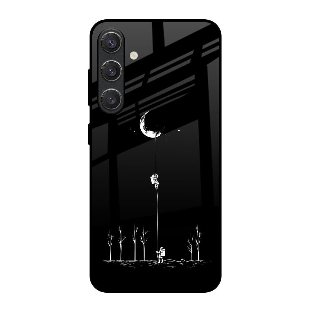 Catch the Moon Samsung Galaxy S25 5G Glass Back Cover Online
