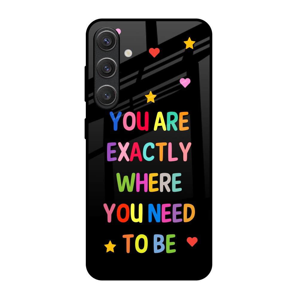 Magical Words Samsung Galaxy S25 5G Glass Back Cover Online