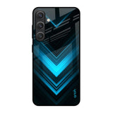 Vertical Blue Arrow Samsung Galaxy S25 5G Glass Back Cover Online