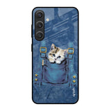 Kitty In Pocket Samsung Galaxy S25 5G Glass Back Cover Online