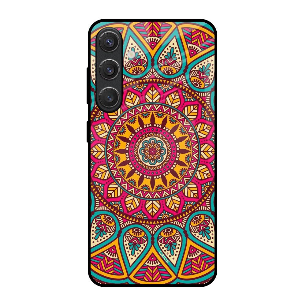 Elegant Mandala Samsung Galaxy S25 5G Glass Back Cover Online