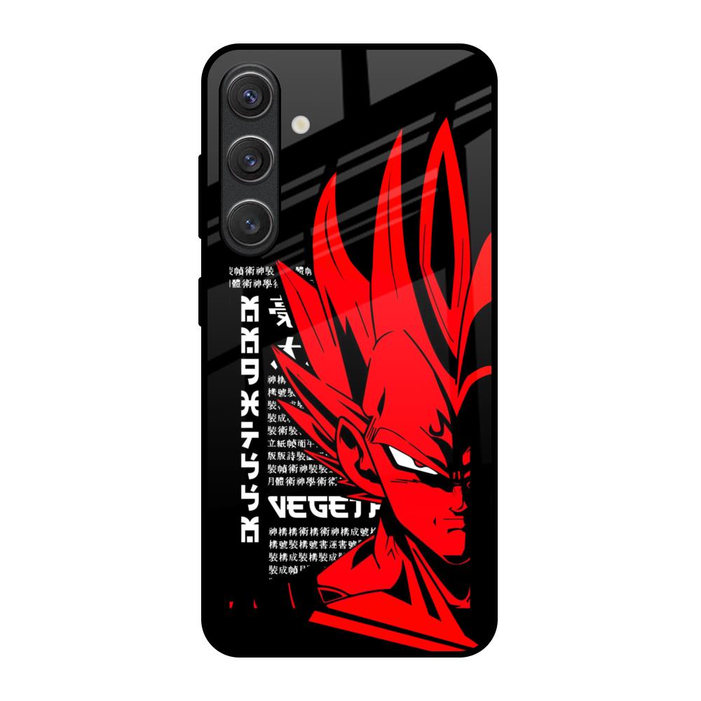 Red Vegeta Samsung Galaxy S25 5G Glass Back Cover Online