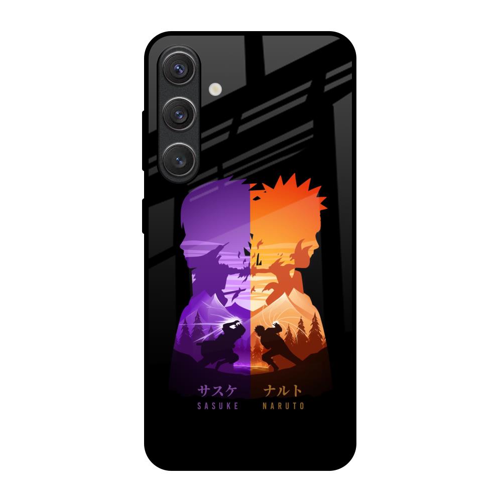 Minimalist Anime Samsung Galaxy S25 5G Glass Back Cover Online