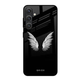 White Angel Wings Samsung Galaxy S25 5G Glass Back Cover Online