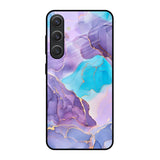 Alcohol ink Marble Samsung Galaxy S25 5G Glass Back Cover Online