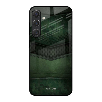 Green Leather Samsung Galaxy S25 5G Glass Back Cover Online