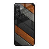 Tri Color Wood Samsung Galaxy S25 5G Glass Back Cover Online