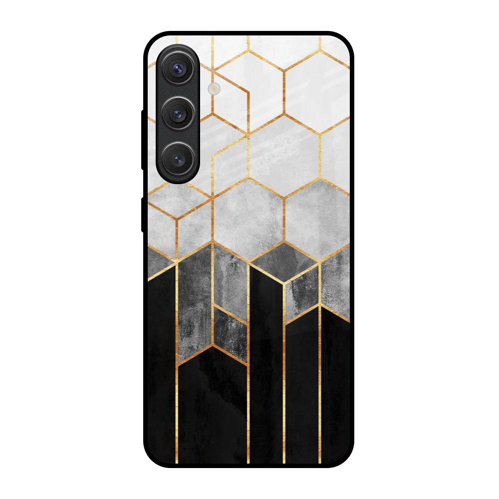 Tricolor Pattern Samsung Galaxy S25 5G Glass Back Cover Online