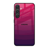 Wavy Pink Pattern Samsung Galaxy S25 5G Glass Back Cover Online
