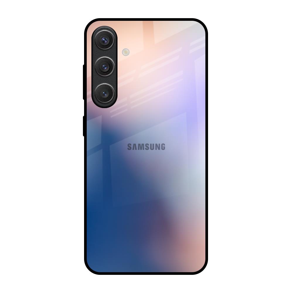 Blue Mauve Gradient Samsung Galaxy S25 5G Glass Back Cover Online