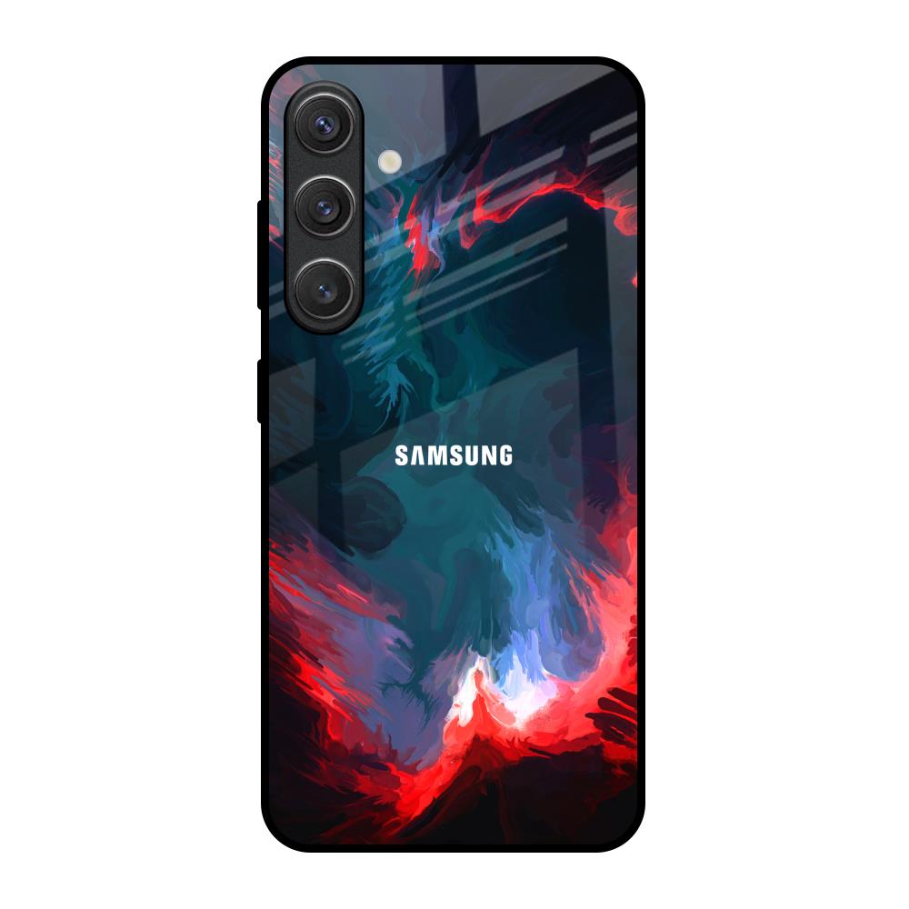 Brush Art Samsung Galaxy S25 5G Glass Back Cover Online