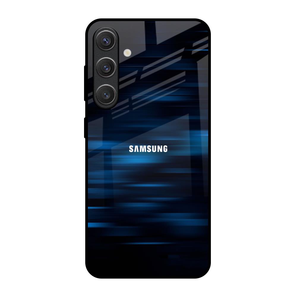 Blue Rough Abstract Samsung Galaxy S25 5G Glass Back Cover Online
