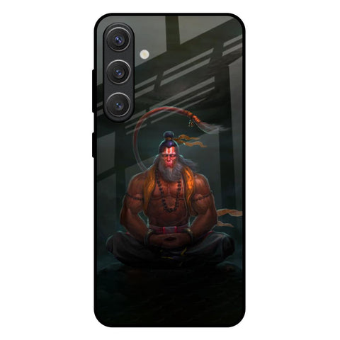 Lord Hanuman Animated Samsung Galaxy S25 Plus 5G Glass Back Cover Online