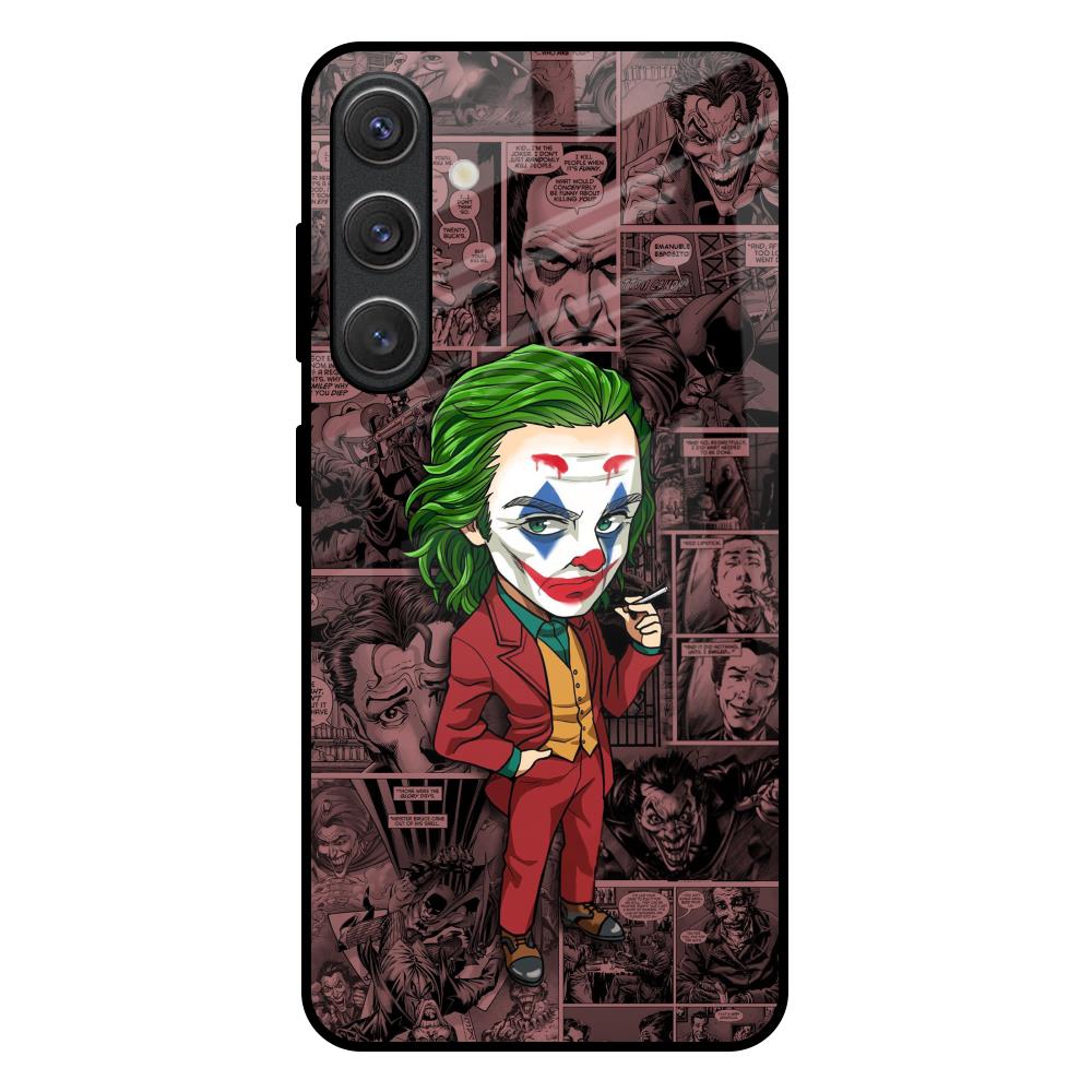 Joker Cartoon Samsung Galaxy S25 Plus 5G Glass Back Cover Online