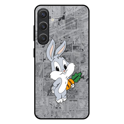 Cute Baby Bunny Samsung Galaxy S25 Plus 5G Glass Back Cover Online