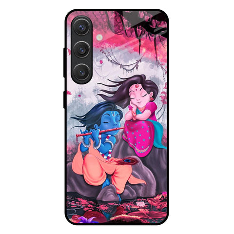 Radha Krishna Art Samsung Galaxy S25 Plus 5G Glass Back Cover Online