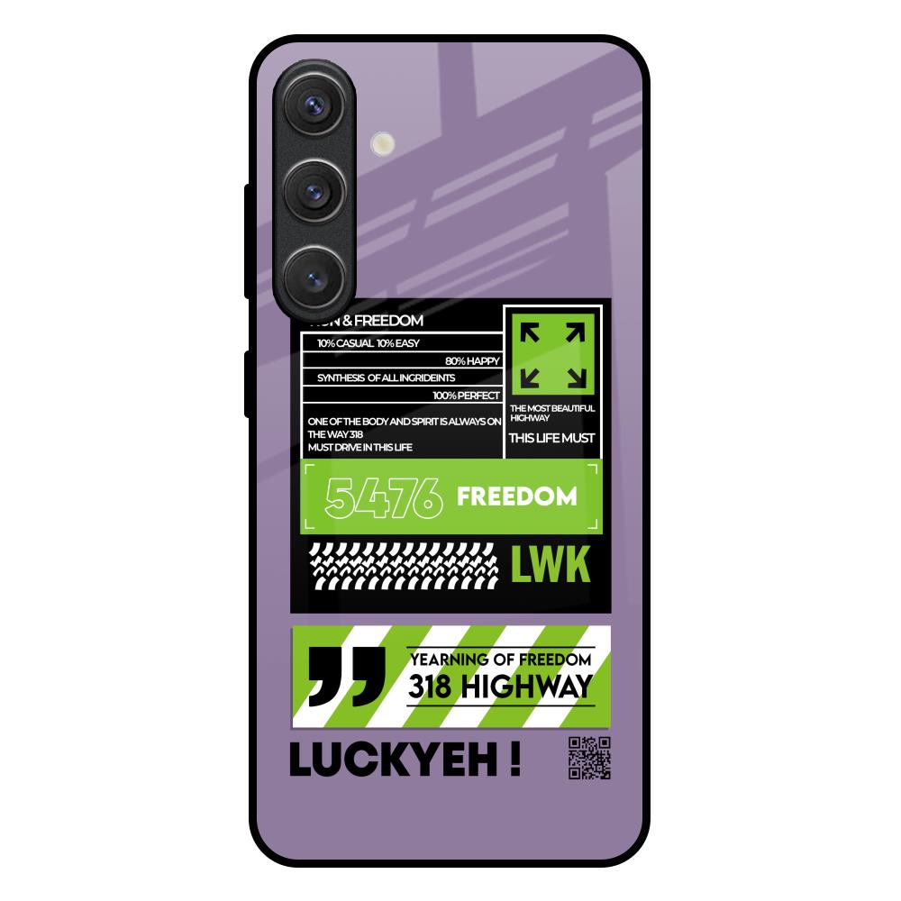 Run & Freedom Samsung Galaxy S25 Plus 5G Glass Back Cover Online