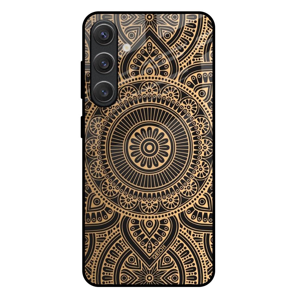 Luxury Mandala Samsung Galaxy S25 Plus 5G Glass Back Cover Online