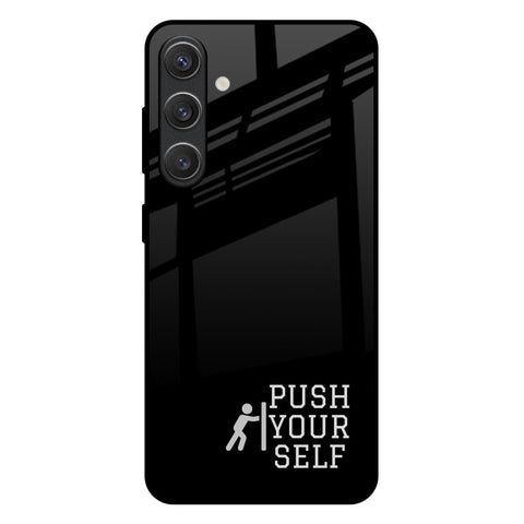 Push Your Self Samsung Galaxy S25 Plus 5G Glass Back Cover Online