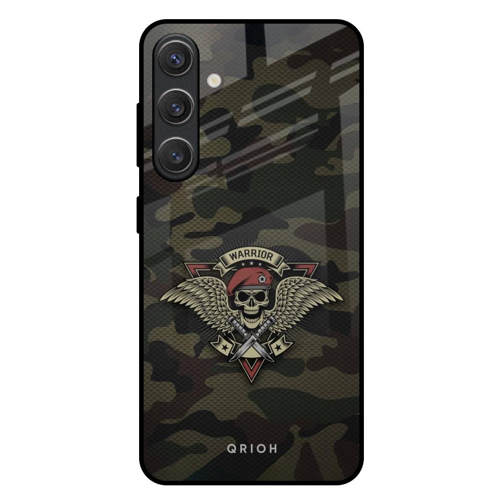 Army Warrior Samsung Galaxy S25 Plus 5G Glass Back Cover Online