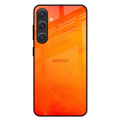 Tangy Orange Samsung Galaxy S25 Plus 5G Glass Back Cover Online