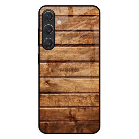 Wooden Planks Samsung Galaxy S25 Plus 5G Glass Back Cover Online