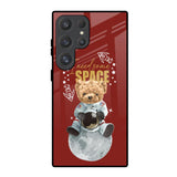 Astronaut Bear Samsung Galaxy S25 Ultra 5G Glass Back Cover Online