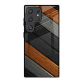 Tri Color Wood Samsung Galaxy S25 Ultra 5G Glass Back Cover Online