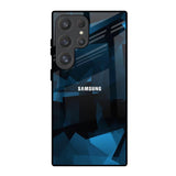 Polygonal Blue Box Samsung Galaxy S25 Ultra 5G Glass Back Cover Online
