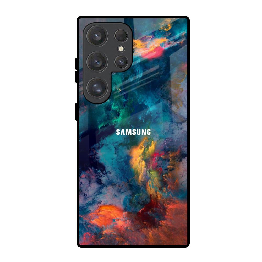 Colored Storm Samsung Galaxy S25 Ultra 5G Glass Back Cover Online