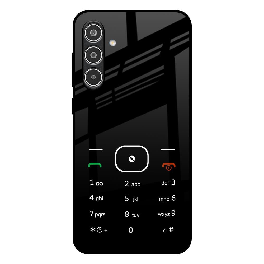 Classic Keypad Pattern Samsung Galaxy A56 5G Glass Back Cover Online