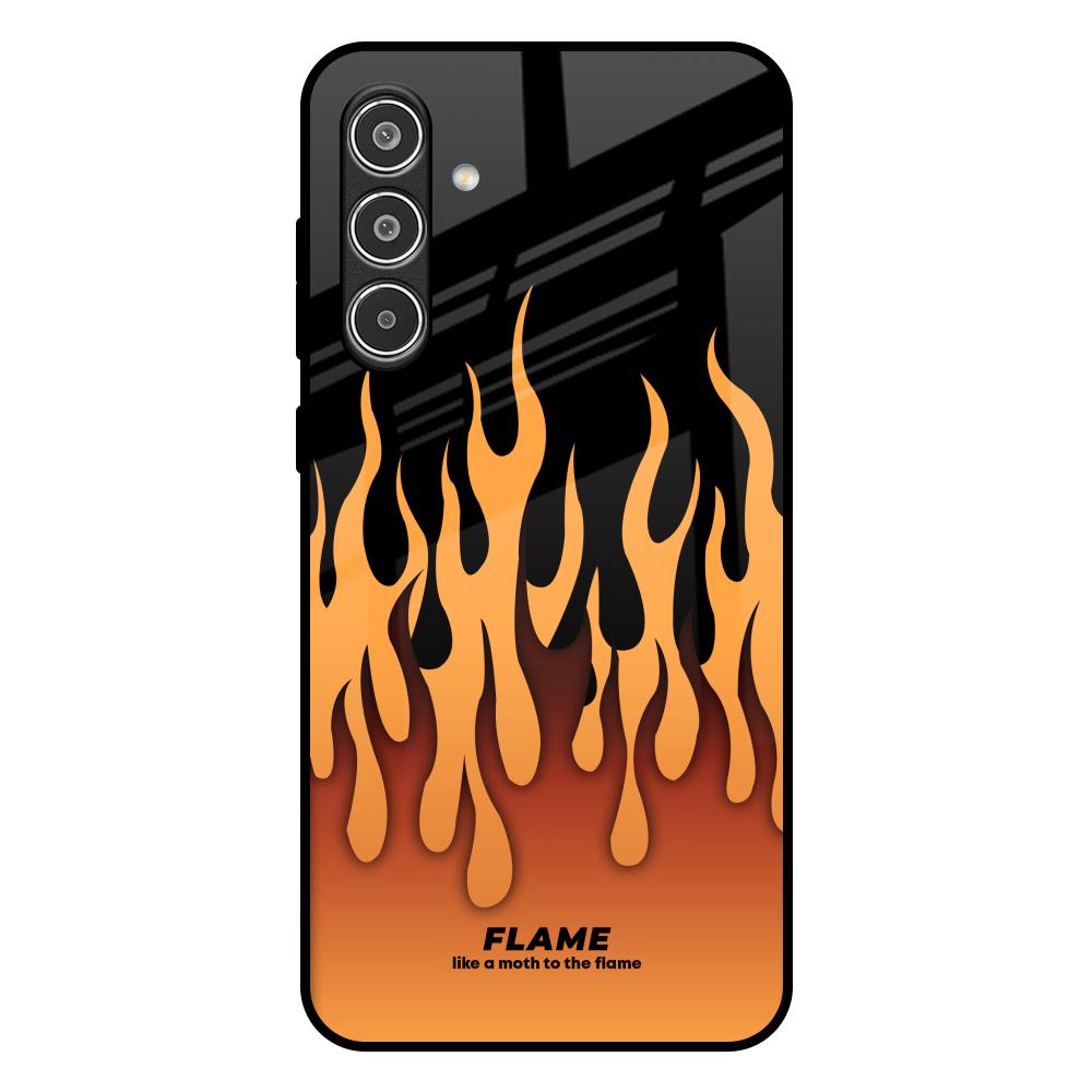 Fire Flame Samsung Galaxy A56 5G Glass Back Cover Online