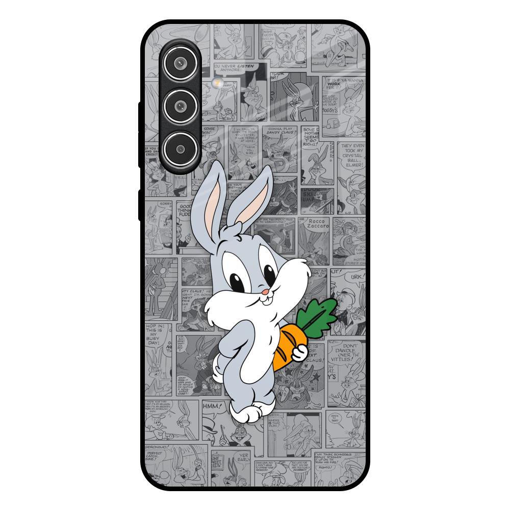 Cute Baby Bunny Samsung Galaxy A56 5G Glass Back Cover Online