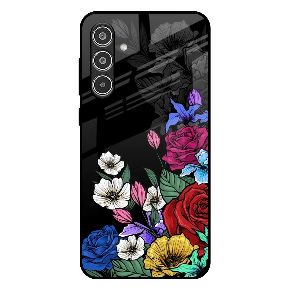 Rose Flower Bunch Art Samsung Galaxy A56 5G Glass Back Cover Online